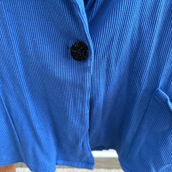 Vintage periwinkle corduroy jacket - Picture 4 of 6